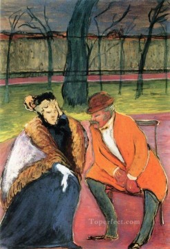 Expresionismo Painting - hablando Marianne von Werefkin Expresionismo